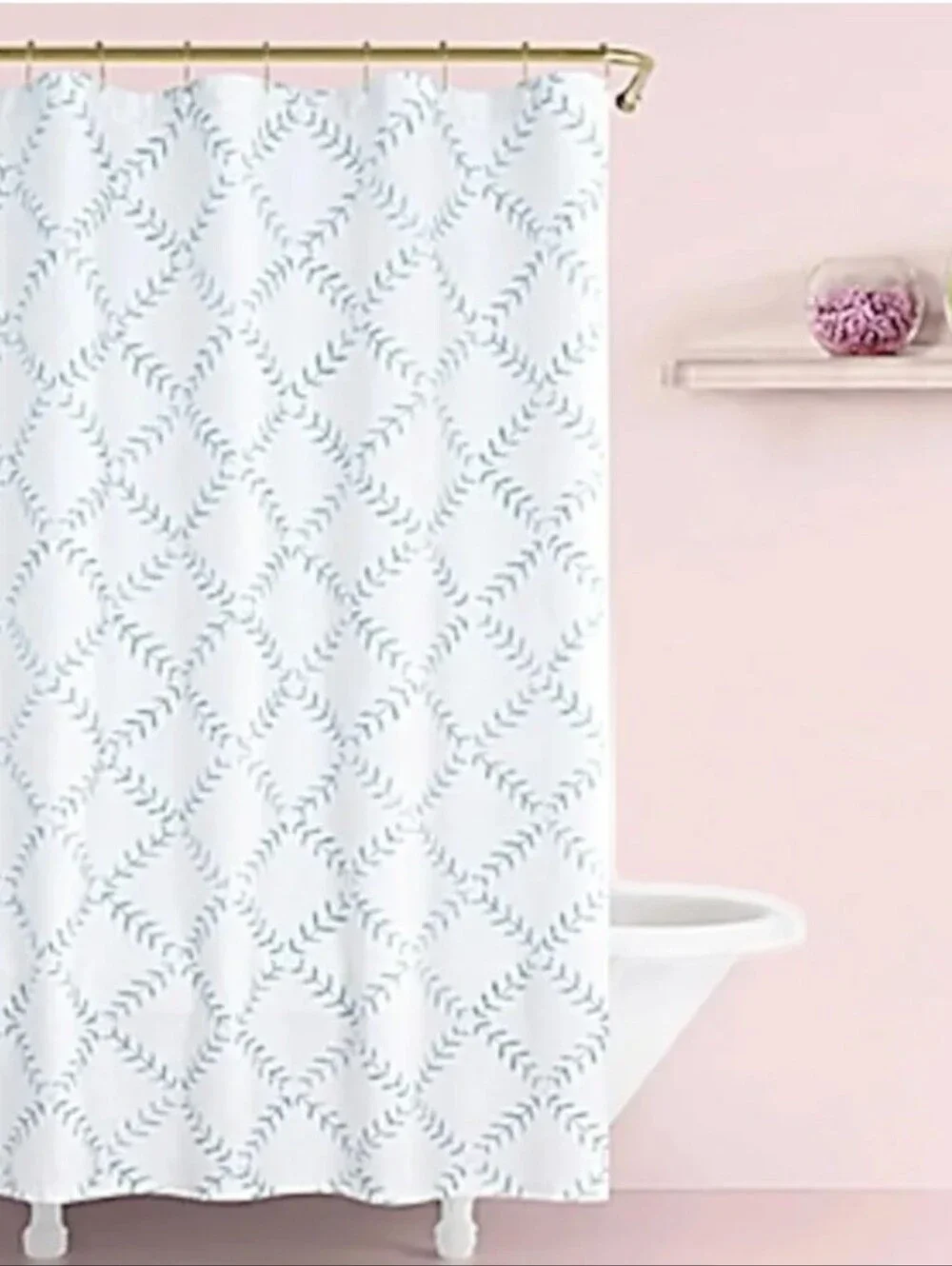 Kate Spade Fern Trellis Shower Curtain
